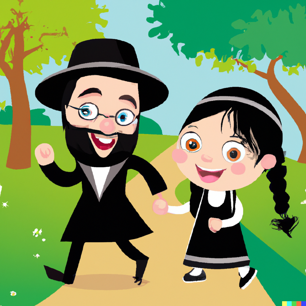 Sarah's Brush of Brilliance: A Tale of Rabbi Mendel's Wisdom